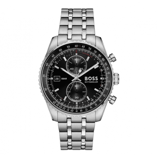 Men's Stainless Steel Sky Traveller Pro Watch
