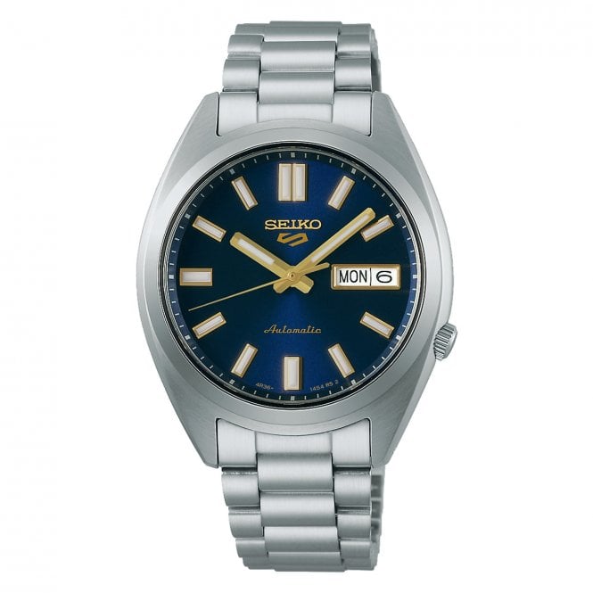 Men's Stainless Steel SNXS 'Blazer Blue' Automatic Watch