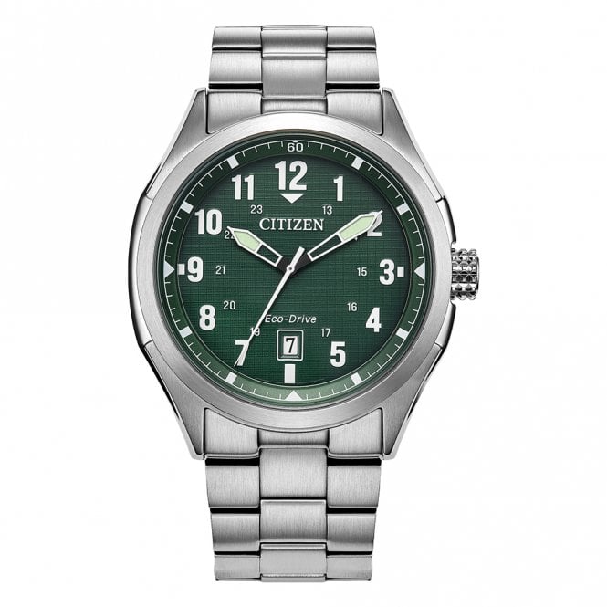 Men's Stainless Steel Terra Force Eco-Drive Watch