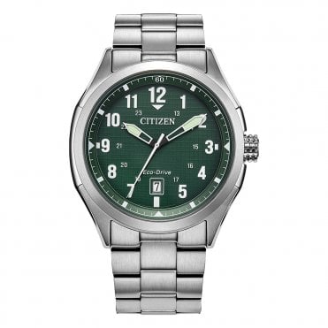 Men's Stainless Steel Terra Force Eco-Drive Watch