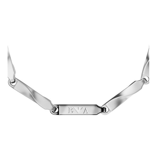 Men's Stainless Steel Twisted Bracelet