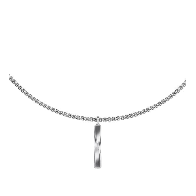 Men's Stainless Steel Twisted Necklace