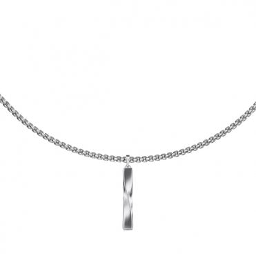 Men's Stainless Steel Twisted Necklace