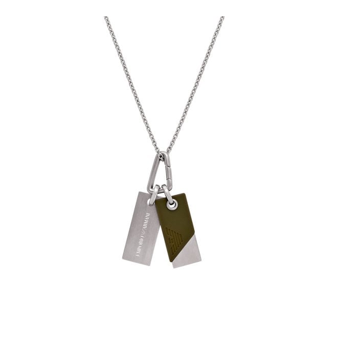 Men's Stainless Steel Whistle Logo Necklace