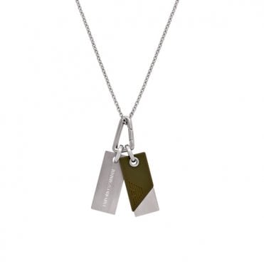 Men's Stainless Steel Whistle Logo Necklace