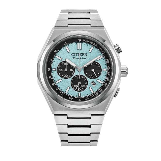 Men's Titanium Zenshin Chronograph Eco-Drive Watch