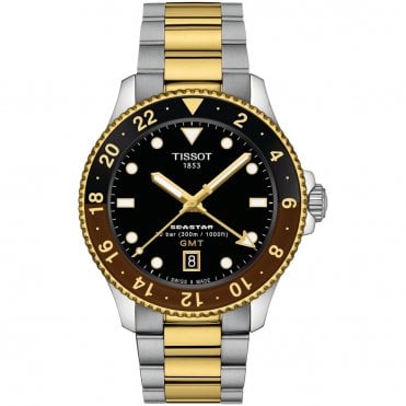 Men's Two Tone 40mm Seastar 1000 GMT Watch