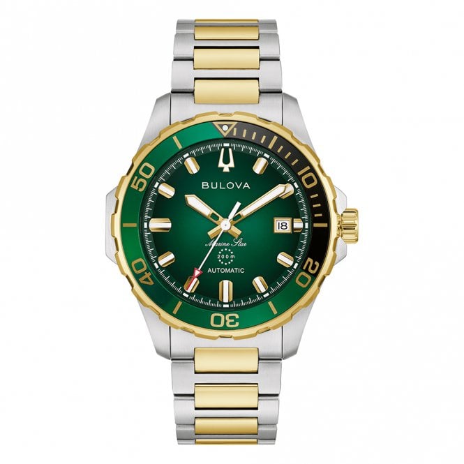 Men's Two Tone Automatic Marine Star Watch