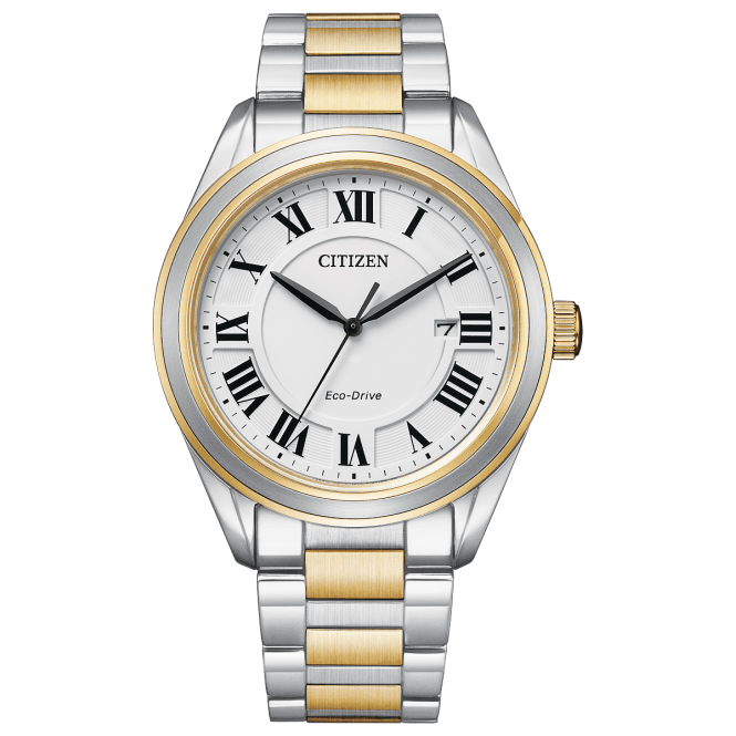 Men's Two Tone Eco-Drive Watch