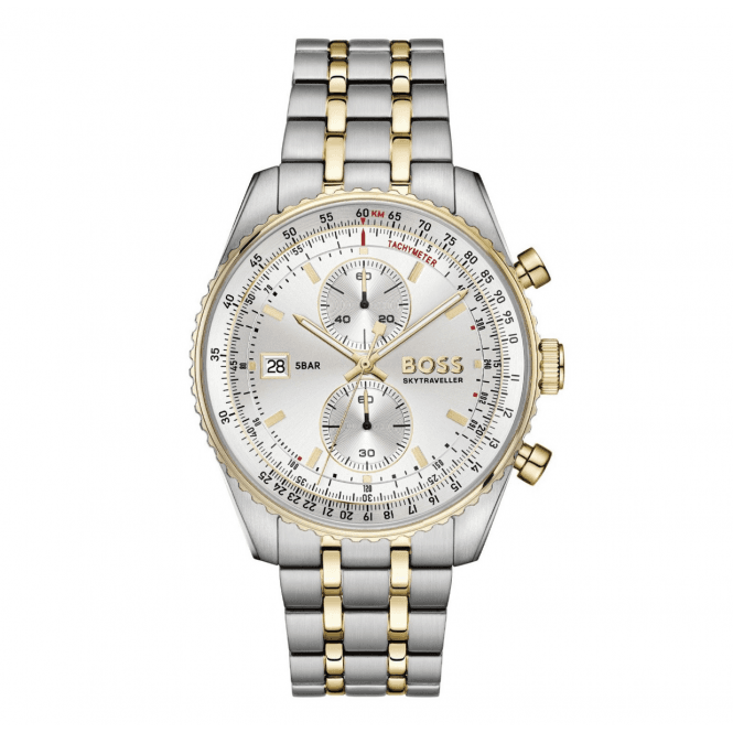 Men's Two Tone Sky Traveller Pro Watch