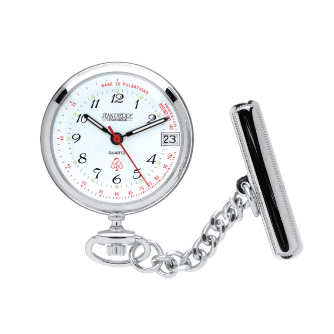 Nurse Open Face Pendant Watch 