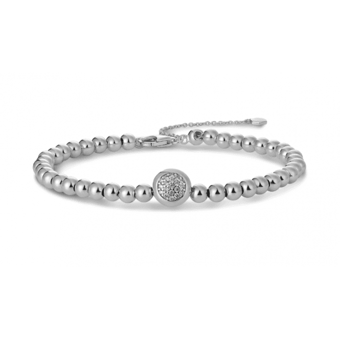 Pave Bead Bracelet 