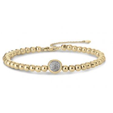 Pave Bead Bracelet