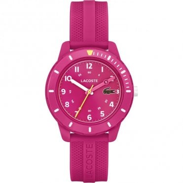 Pink Rubber Mini Tennis Watch