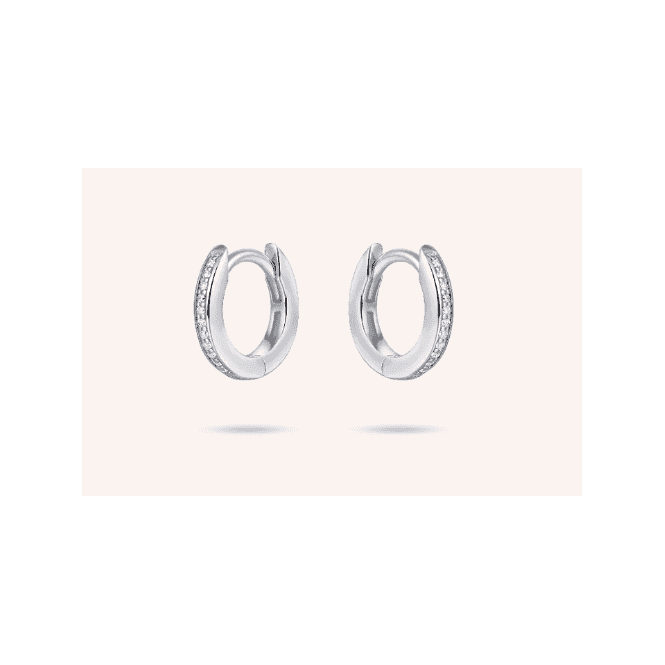 Silver Allure Small Hoop Earrings 12mm