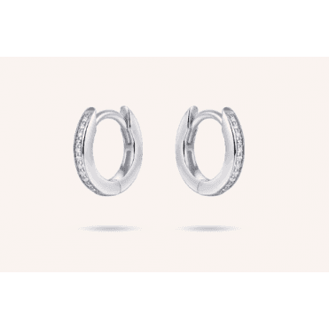 Silver Allure Small Hoop Earrings 12mm