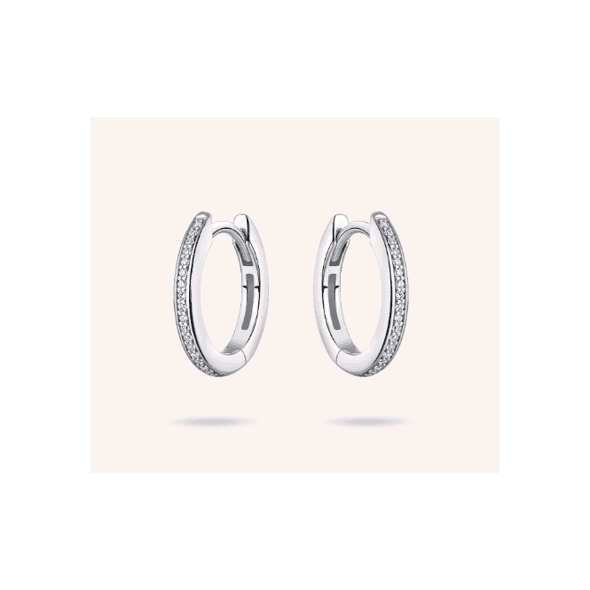 Silver Allure Small Hoop Earrings 15mm