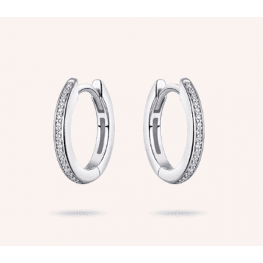 Silver Allure Small Hoop Earrings 15mm