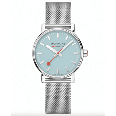 Stainless Steel 35mm Turquoise Lake Evo2 Watch