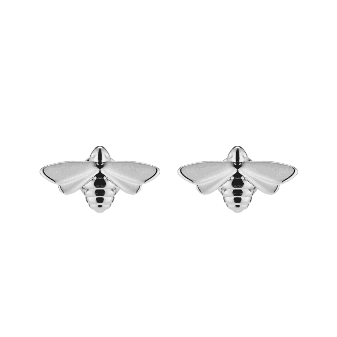 Stainless Steel Honey Bee Earrings 