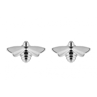 Stainless Steel Honey Bee Earrings 
