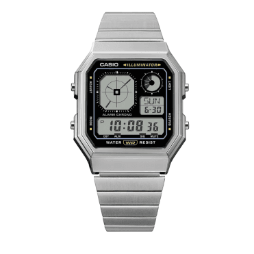 Stainless Steel Vintage Digital Watch