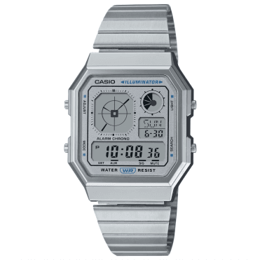 Stainless Steel Vintage Digital Watch
