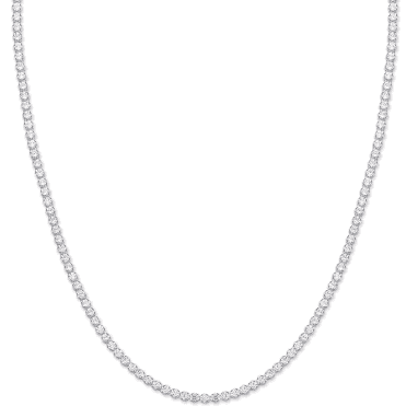 Sterling Silver Cubic Zirconia Necklace