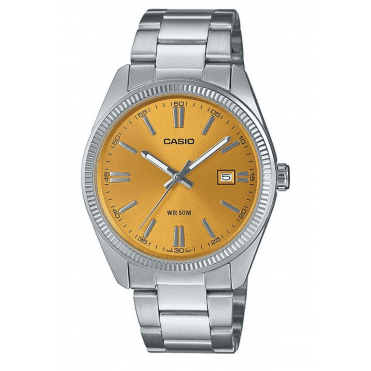 Vintage Stainless Steel Yellow Watch