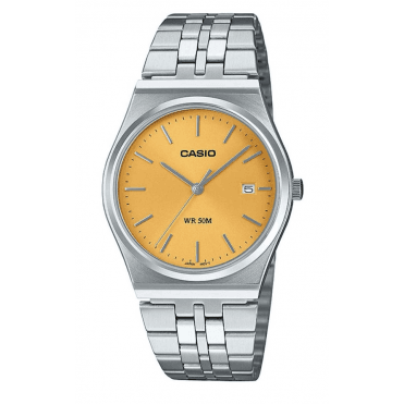 Vintage Stainless Steel Yellow Watch
